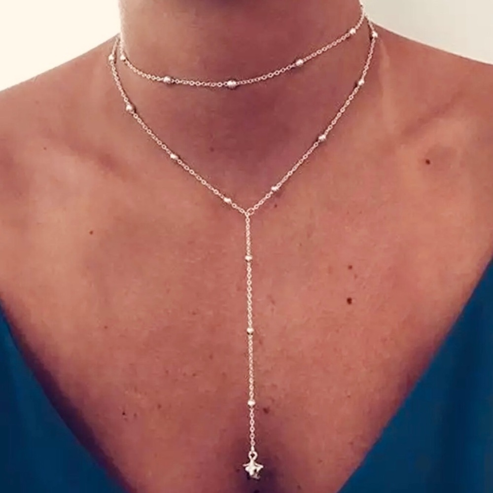 ✨✨Silver Star Layered Necklace✨✨
